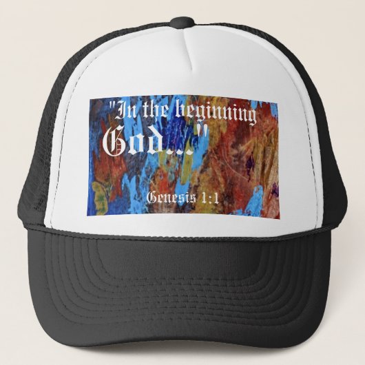 Genèse 1:1 Casquette (Devant)