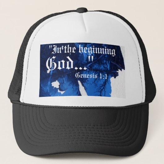 Genèse 1:1 Casquette (Devant)