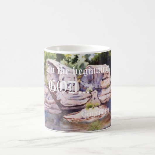 Genèse 1:1 Mug (Centre)