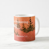 Genèse 1:1 Mug (Devant droit)