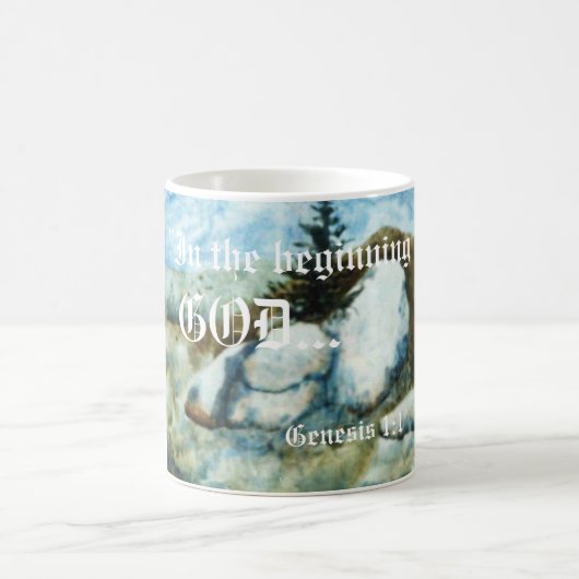 Genèse 1:1 Mug (Centre)