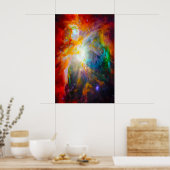 Genèse 1 Au commencement Dieu Créé affiche (Cuisine)