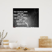 Genèse 27:3 Caméra de piste Monster Buck Poster (Cuisine)