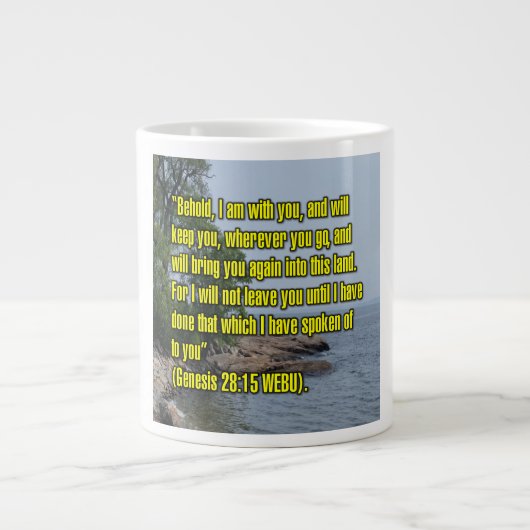 Genèse 28:15 WEBU Mug (Devant)