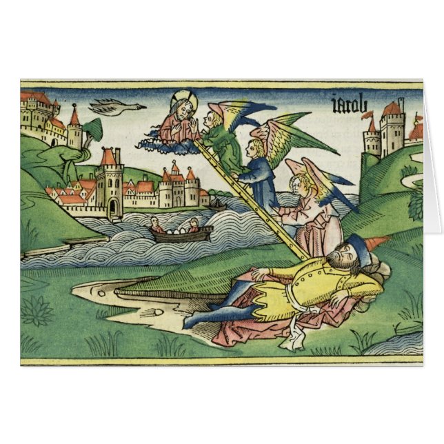 Genèse 28 l'échelle de 10 Jacob, de 'Nuremberg (Devant horizontal)