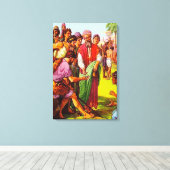 Genèse 37 Les Frères de Joseph le vendent en toile (Insitu (Plancher de Bois))