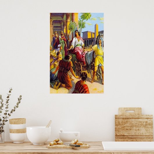 Genèse 41 Joseph devient une affiche de règle (Cuisine)