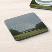 Genèse 9:13 Ensemble de Dessous de verre arc-en-ci (Côté gauche)