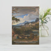 Genèse 9:13 Vierge à l'intérieur de la carte de vo (Debout devant)