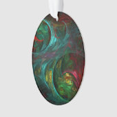 Genèse Nova Art Abstrait Acrylique Oval (devant)