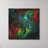 Genèse Toile Enveloppée Art Abstrait Imprimer (Recto)