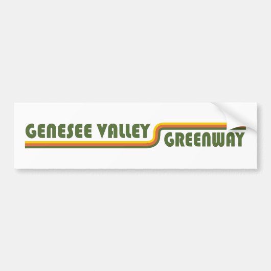 Genesee Valley Greenway New York Bumpersticker (Voorkant)