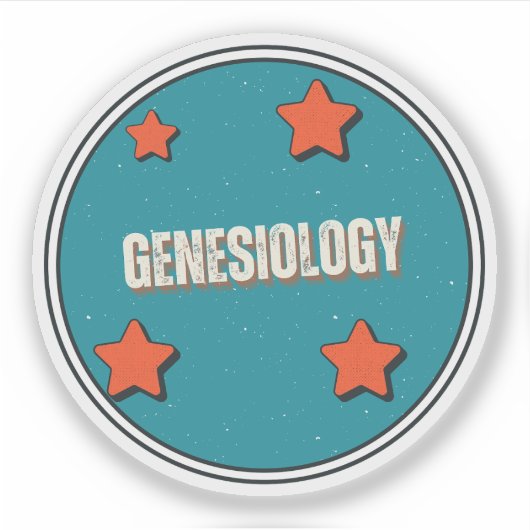 genesiologie sticker (Voorkant)