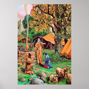 Genesis 12 Gods beloften aan het Abram poster
