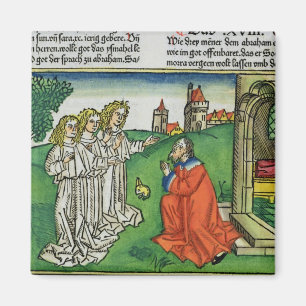 Genesis 18 2 Abraham en de Drie Angels, uit de Magneet