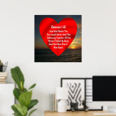 Genesis 1 10 Zeeen — AFDRUKKING POSTER (Thuiskantoor)