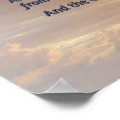 Genesis 1:14-19 ... Laat er licht zijn Poster (Hoek)