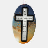 Genesis 1:1 keramisch ornament (Rechts)