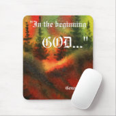 Genesis 1:1 Mousepad Muismat (Met muis)
