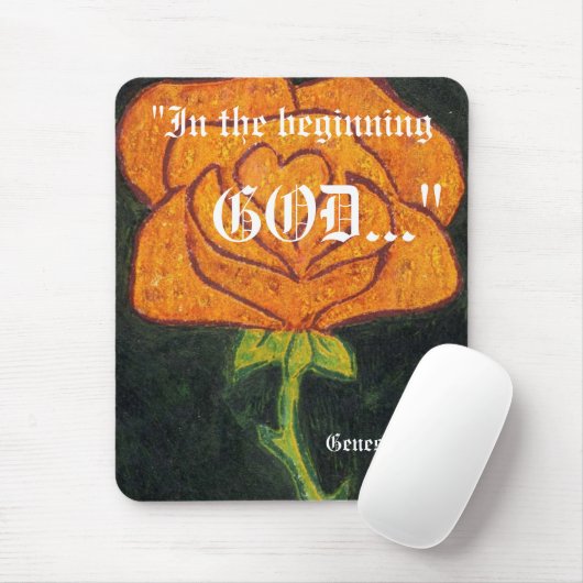 Genesis 1:1 Mousepad Muismat (Met muis)