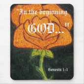 Genesis 1:1 Mousepad Muismat (Voorkant)