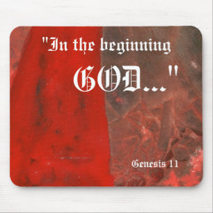 Genesis 1:1 Mousepad Muismat