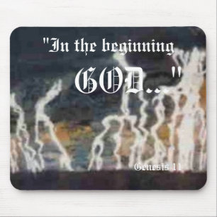 Genesis 1:1 Mousepad Muismat