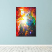 Genesis 1 In het begin Creëer God canvas (Insitu (Houten vloer))