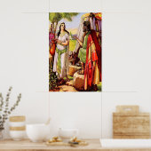 Genesis 24 A vrouw voor Isaac poster (Keuken)