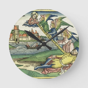 Genesis 28 10 Jacob's Ladder uit de Neurenberg Ronde Klok