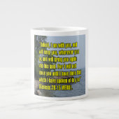 Genesis 28:15 WEBU Mug Extra Grote Beker (Voorkant)