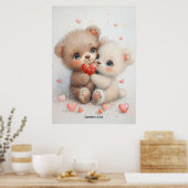 Genesis 2:24 poster (Keuken)