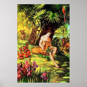 Genesis 2 God maakt het eerste Man Poster