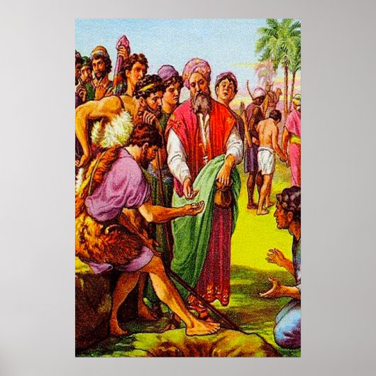Genesis 37 Joseph's Brothers Sell Him poster (Voorkant)