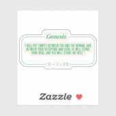 Genesis 3:15 sticker (Vel)