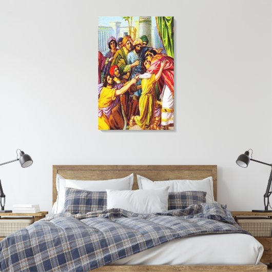 Genesis 45 Joseph vertelt wie hij is canvas (Insitu (Slaapkamer))