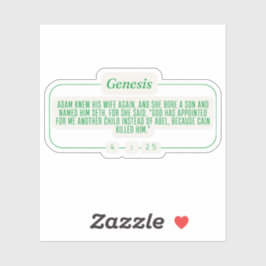 Genesis 4:25 sticker
