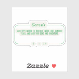 Genesis 5:19 sticker