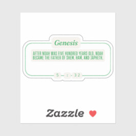 Genesis 5:32 sticker