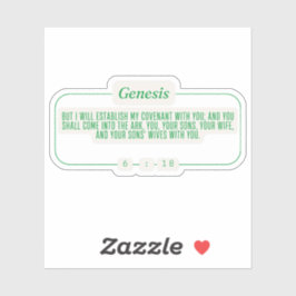 Genesis 6:18 sticker