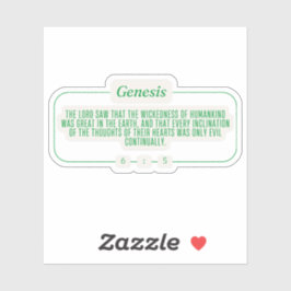 Genesis 6:5 sticker