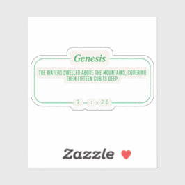 Genesis 7:20 sticker