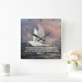 Genesis 8:11 vierkante klok (Huis)