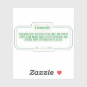 Genesis 8:20 sticker (Vel)