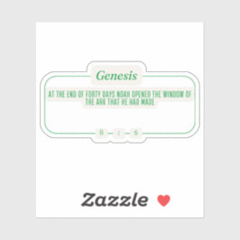 Genesis 8:6 sticker