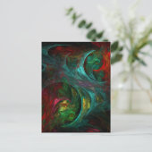 Genesis Abstract Art Briefkaart (Staand voorkant)