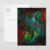 Genesis Abstract Art Briefkaart (Voorkant / Achterkant)