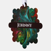 Genesis Abstracte kunst Ornament Kaart (Links)