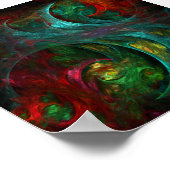 Genesis Abstracte kunst Poster (Hoek)