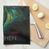 Genesis Art Abstrait Serviette de cuisine (Quart Plié)